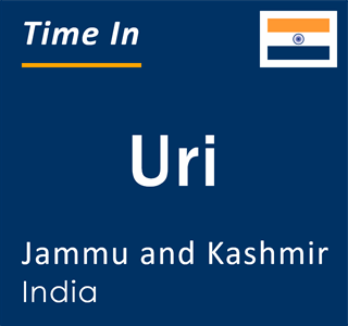 Current local time in Uri, Jammu and Kashmir, India