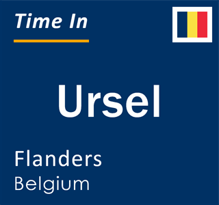 Current local time in Ursel, Flanders, Belgium