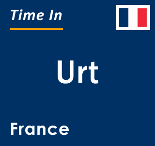 Current local time in Urt, France