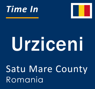 Current local time in Urziceni, Satu Mare County, Romania