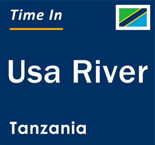 Current local time in Usa River, Tanzania