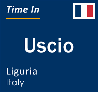 Current local time in Uscio, Liguria, Italy