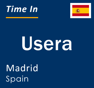 Current local time in Usera, Madrid, Spain