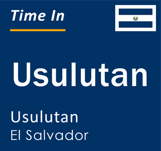 Current local time in Usulutan, Usulutan, El Salvador