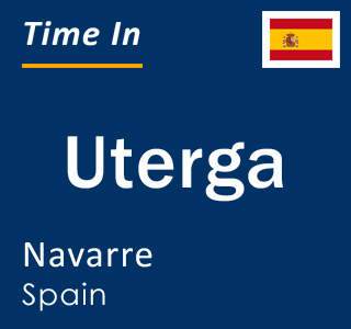 Current local time in Uterga, Navarre, Spain