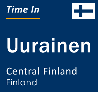 Current local time in Uurainen, Central Finland, Finland