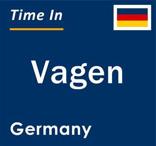 Current local time in Vagen, Germany