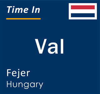 Current local time in Val, Fejer, Hungary