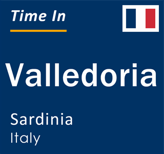 Current local time in Valledoria, Sardinia, Italy