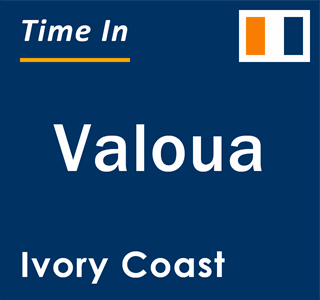 Current local time in Valoua, Ivory Coast