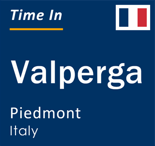 Current local time in Valperga, Piedmont, Italy