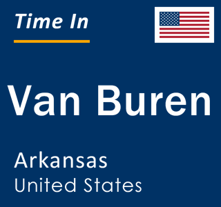 Current local time in Van Buren, Arkansas, United States