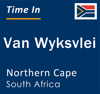 Current local time in Van Wyksvlei, Northern Cape, South Africa