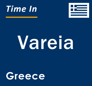 Current local time in Vareia, Greece