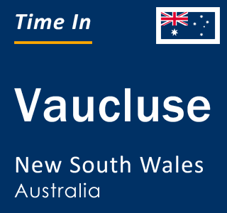 Current local time in Vaucluse, New South Wales, Australia