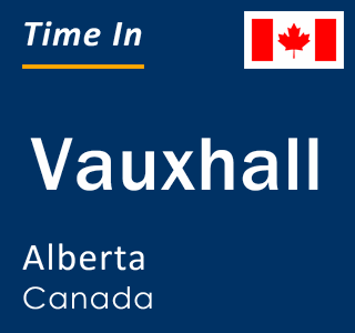 Current local time in Vauxhall, Alberta, Canada