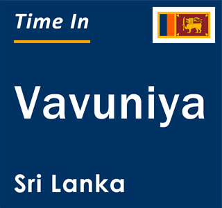 Current time in Vavuniya, Sri Lanka