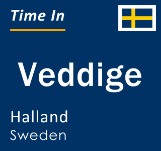 Current local time in Veddige, Halland, Sweden
