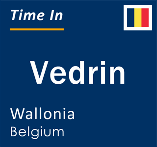 Current local time in Vedrin, Wallonia, Belgium