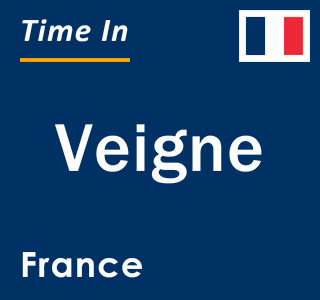 Current local time in Veigne, France