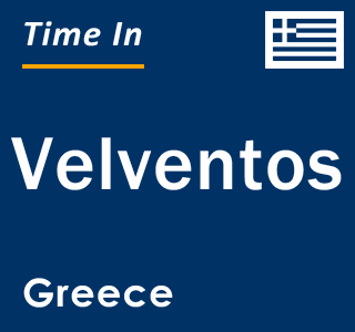 Current local time in Velventos, Greece