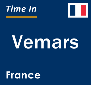 Current local time in Vemars, France