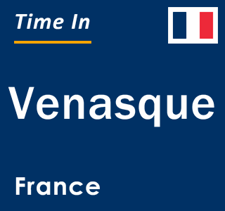 Current local time in Venasque, France