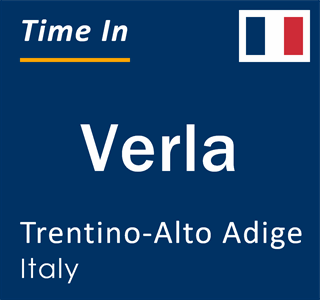 Current local time in Verla, Trentino-Alto Adige, Italy