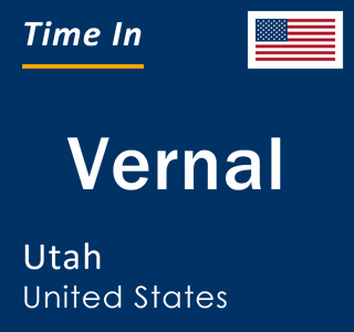 Current local time in Vernal, Utah, United States