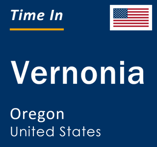 Current local time in Vernonia, Oregon, United States