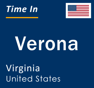 Current local time in Verona, Virginia, United States