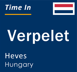 Current time in Verpelet, Heves, Hungary