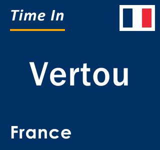 Current local time in Vertou, France