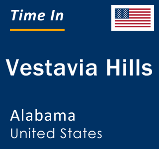 Current local time in Vestavia Hills, Alabama, United States