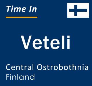 Current local time in Veteli, Central Ostrobothnia, Finland