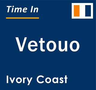 Current local time in Vetouo, Ivory Coast