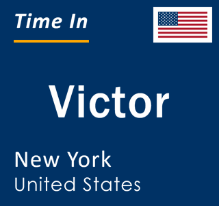 Current local time in Victor, New York, United States