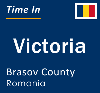 Current local time in Victoria, Brasov County, Romania