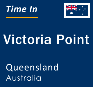 Current local time in Victoria Point, Queensland, Australia