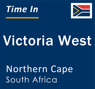 Current local time in Victoria West, Northern Cape, South Africa