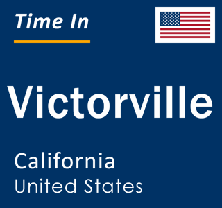Current local time in Victorville, California, United States
