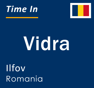 Current local time in Vidra, Ilfov, Romania
