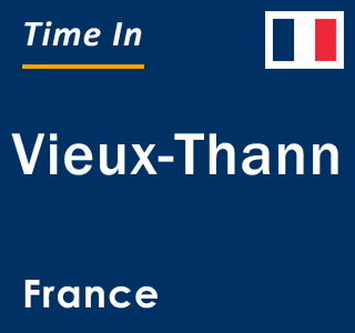 Current local time in Vieux-Thann, France