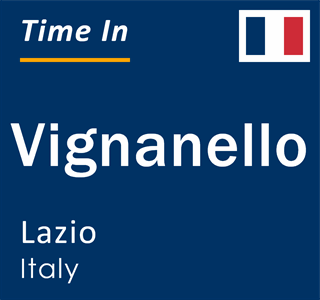 Current local time in Vignanello, Lazio, Italy