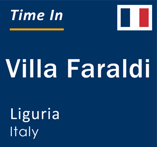 Current local time in Villa Faraldi, Liguria, Italy