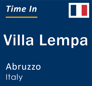 Current local time in Villa Lempa, Abruzzo, Italy