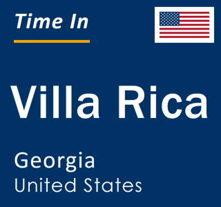 Current local time in Villa Rica, Georgia, United States
