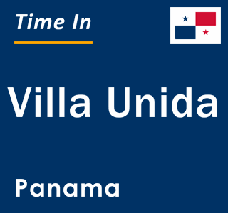 Current local time in Villa Unida, Panama