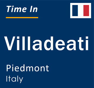 Current local time in Villadeati, Piedmont, Italy