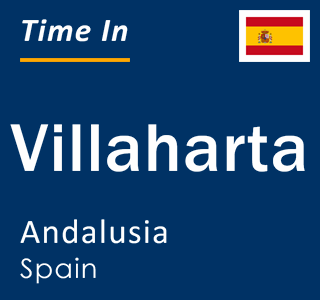 Current local time in Villaharta, Andalusia, Spain